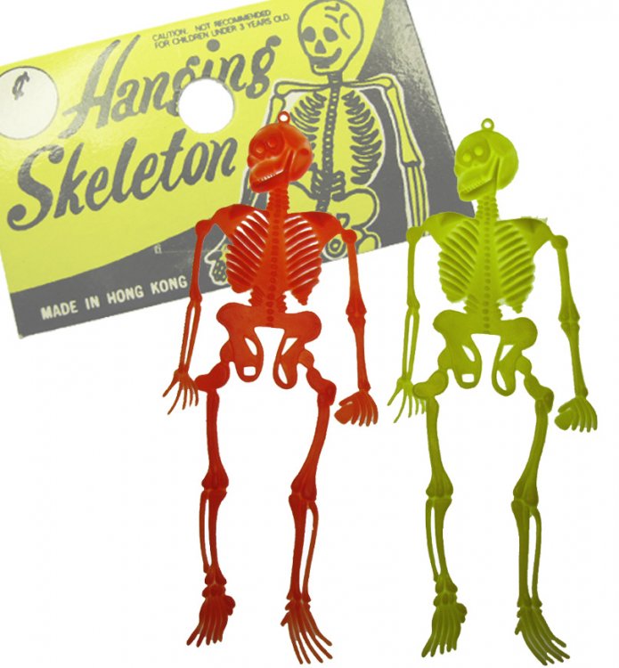 Goofy Hanging Skeleton Vintage Novelty (1) - Click Image to Close