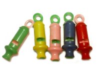 Two-Tone Bobby Whistle Vintage Charms (4)