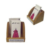 Dressmaker's Pattern Box Vintage Dollhouse Miniature