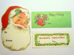 Package of Vintage Christmas Gift Tags, 40pcs