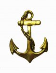 Golden Anchor Pendant (2)