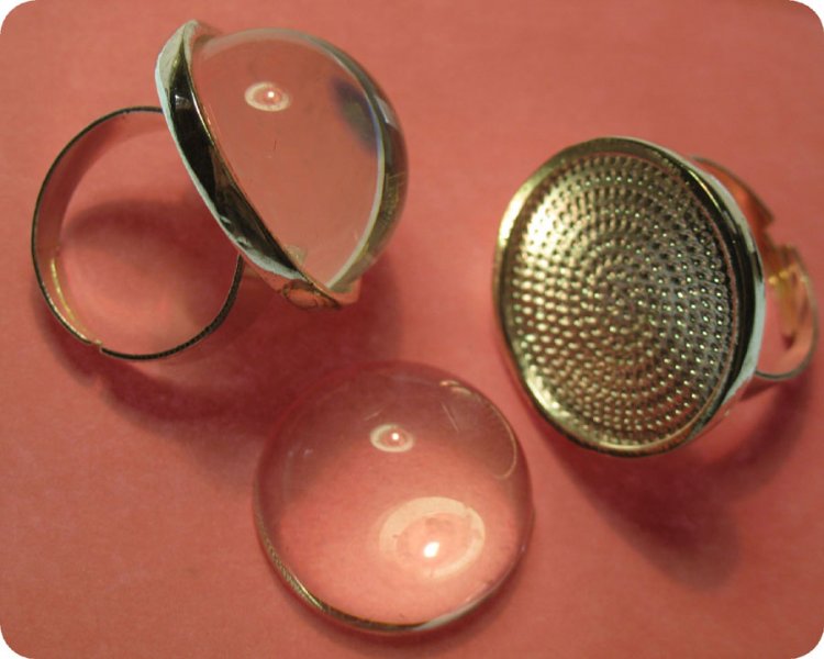 D.I.Y. Magnifying Dome Ring - Click Image to Close