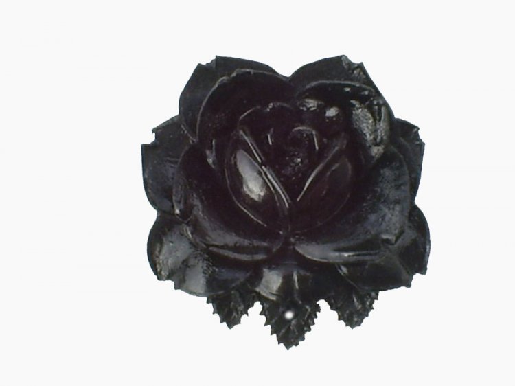 Black Rose Vintage Pendant (1) - Click Image to Close