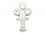 White Bouquet Stacking Flower Bead (1)