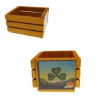 SHAMROCK Mini Wooden Crate
