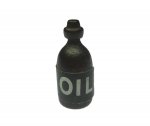 Wooden OIL Bottle Vintage Miniature (1)