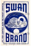 Vintage Broom Label : Swan Brand