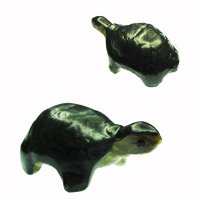 Stoneware Vintage Miniature Turtle (1)