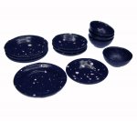 Spatterware Plates and Bowl Set