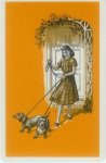 Walking the Weiners SINGLE Vintage Playing Card (1)