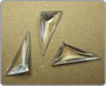 Vintage Glass Triangular Stone (3)