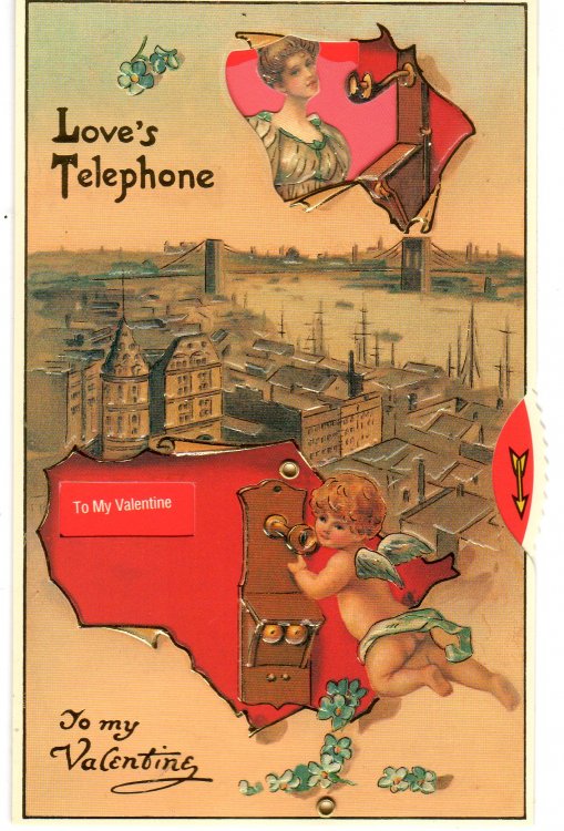 Love's Telephone Moving Post Card - Click Image to Close