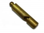 Heavy Brass Whistle Vintage Pendant (1)