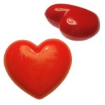 Puffy Red Vintage Hearts (2)