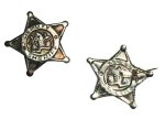 DEPUTY SHERIFF Vintage Tin Badge
