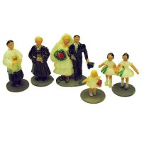 Wee Tiny Wedding Party Vintage Miniature Set