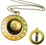 Spinning Cabochon Pendant Vintage Necklace Kit