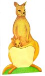 Kangaroo Pouch Ornament Card