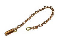 Coppery Vintage Figaro Chain Bracelet (2)