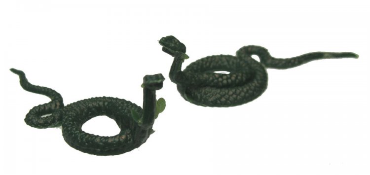 Snake Plastic Miniatures (2) - Click Image to Close