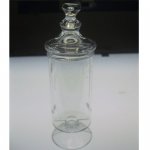 Clear Acrylic Display Apothecary Jar on Stand
