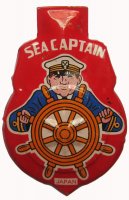Sea Captain Vintage Tin Litho Clicker