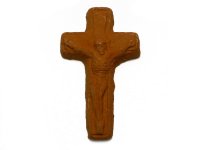 Terra Cotta Mini Crucifix (1)