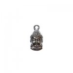 Buddha Head Silvertone Charm (6)