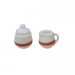 Ceramic Cream and Sugar 2pc Miniature Set