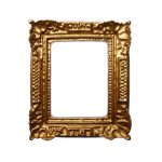 Ornate Empty Golden Frame Miniature (1)
