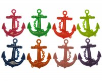 Colorful Anchor Vintage Charms (5)