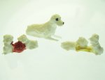White Dogs Vintage Miniature Set