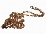 30" Coppery Necklace Chain, Vintage (1)