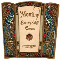 Mem'ry Beauty Sake Cream Vintage Bottle Label (1)