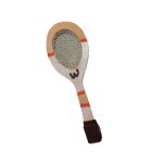 Wooden Tennis Racket Vintage Miniature (1)