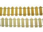 1" Wooden Picket Fence
