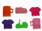Vintage Novelty Comb Plastic Pendants (6)