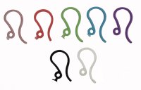 Plastic Earring Hook Findings (6 pair)