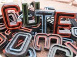 Large Vintage Letters or Numbers (1)