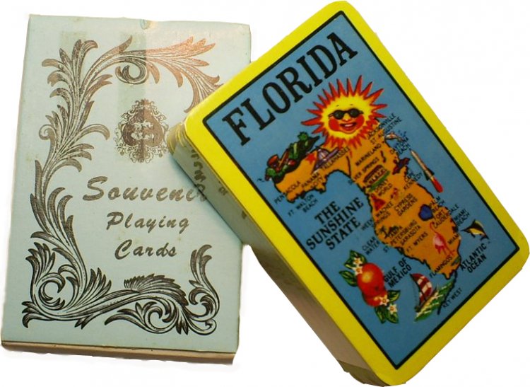 Mini FLORIDA Souvenir Card Deck - Click Image to Close