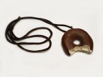 Chocolate Donut Vintage Necklace (1)