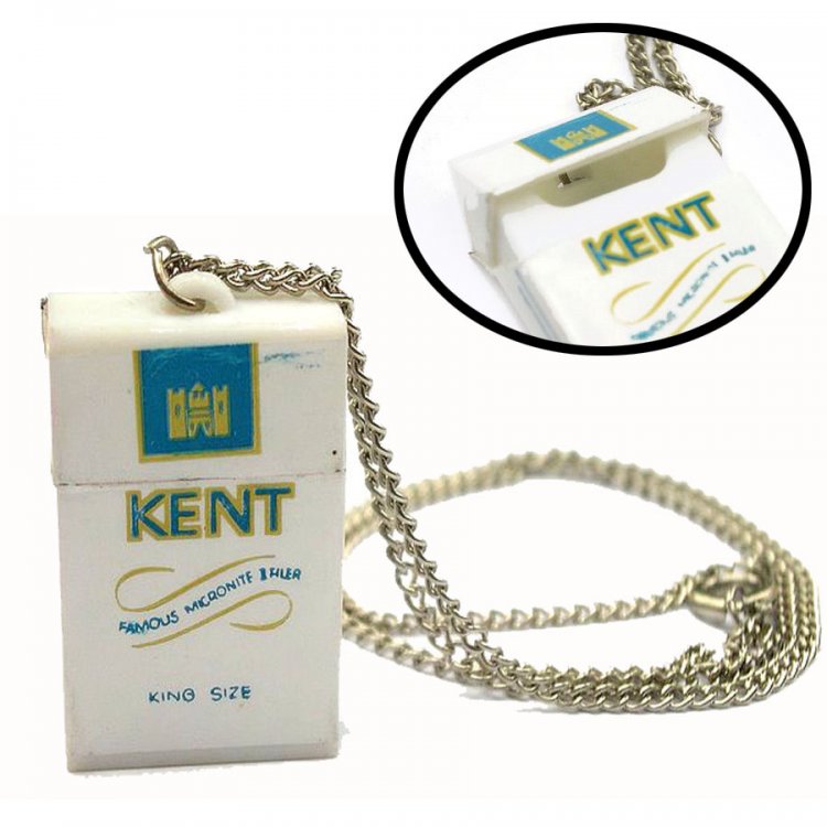 Kent Cigarette Vintage Gumball Necklace - Click Image to Close