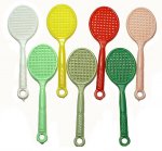 Tennis Raquet Plastic Charms (6)
