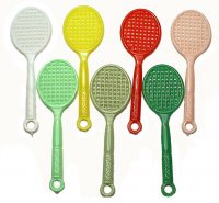 Tennis Raquet Plastic Charms (6)