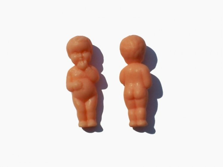 Standing Baby Vintage Miniatures (3) - Click Image to Close