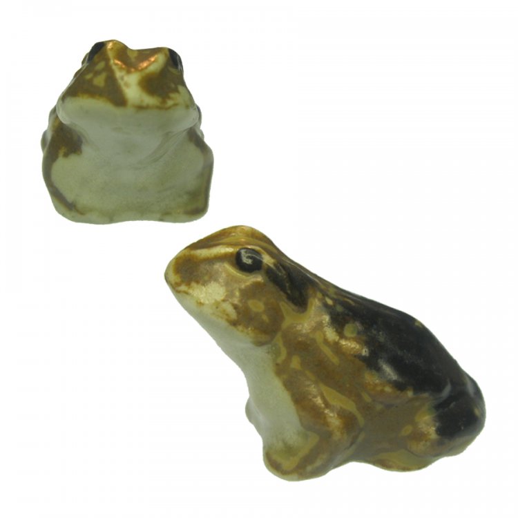 Stoneware Vintage Miniature Frog (1) - Click Image to Close