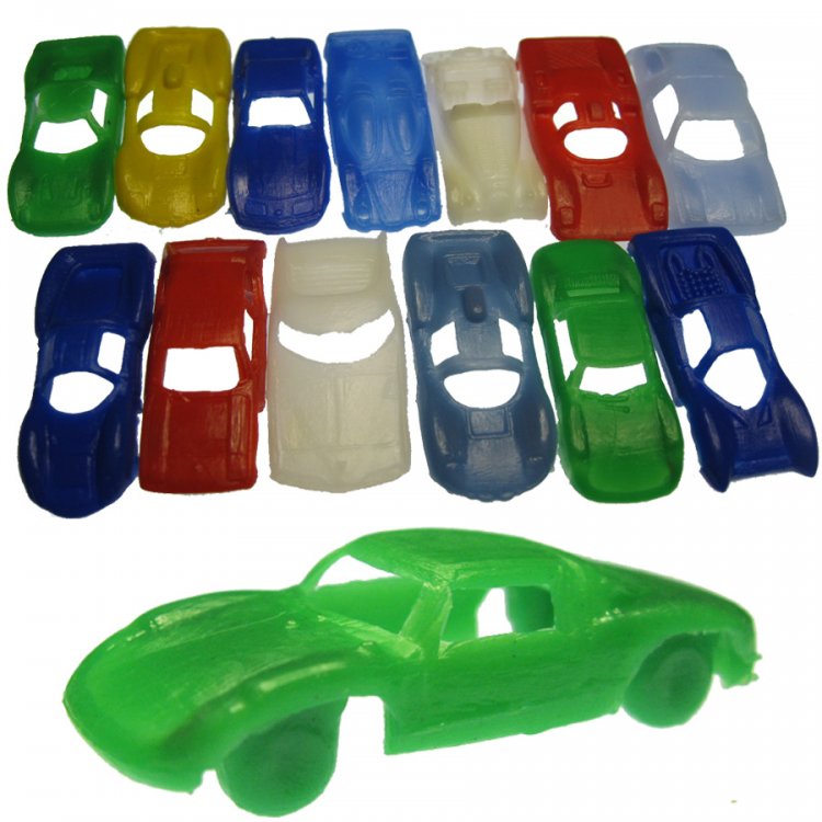 Assorted Little Car Vintage Gumball Toys (5) - Click Image to Close