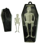 Skeleton in Coffin Pendant Charm (1)