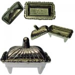 Silver Serving Tray with Lid Miniature