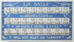 Vintage Card of Hooks & Eyes LA SALLE No. 0